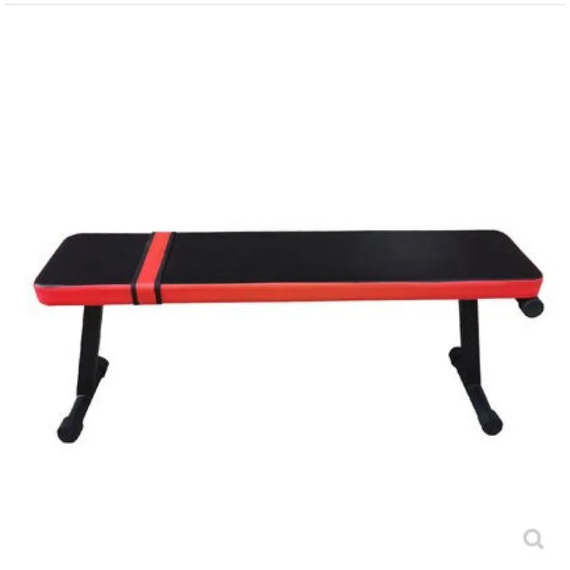 Banco plano plegable multifuncional para entrenamiento con mancuernas, equipo de entrenamiento físico ajustable, máquina de ejercicio para gimnasio en casa
