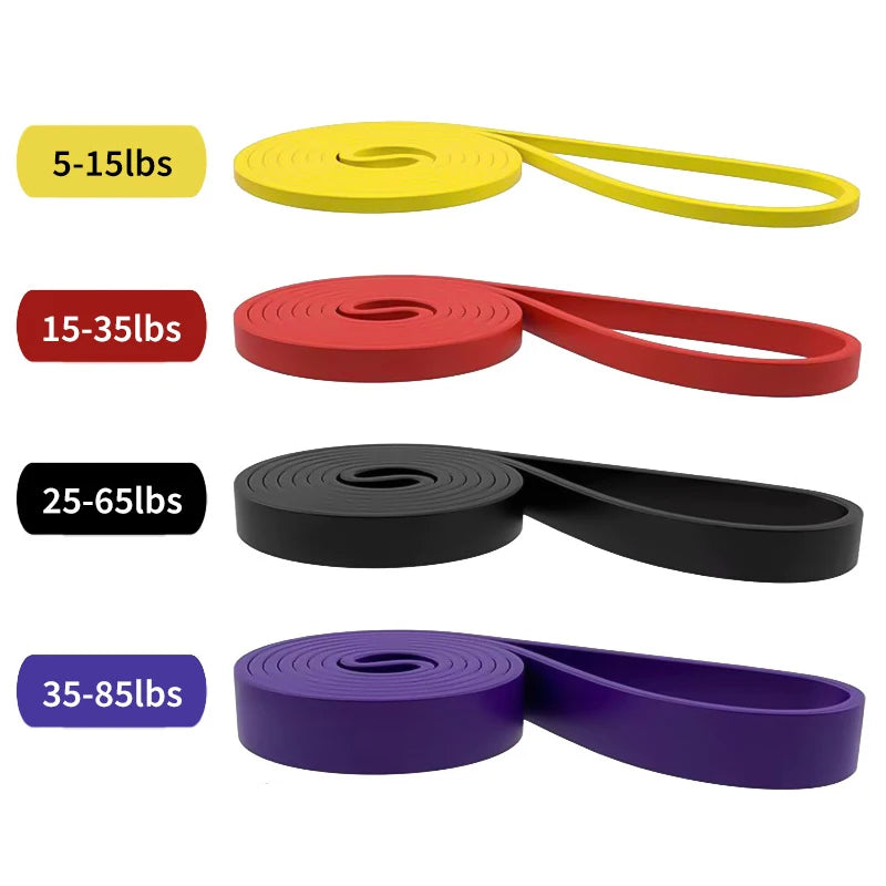 Bandas de Resistencia para Fitness, Bandas de Asistencia para Levantamiento de Pesas, Entrenamiento, Ejercicio, Gimnasio, Yoga, Pilates, Accesorios