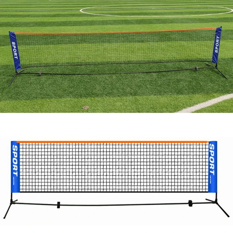 Red deportiva portátil para bádminton y tenis, para entrenamiento de fútbol, tenis y Pickleball (solo red, sin soporte)