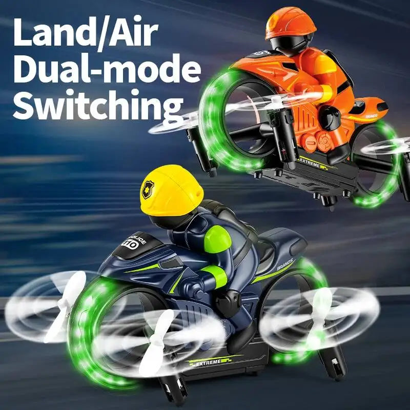 JJRCH141 2-in-1 Remote Control Car, Remote Control Aircraft, 360-Degree Rotation, Headless Mode, Children's Electric Aircraft