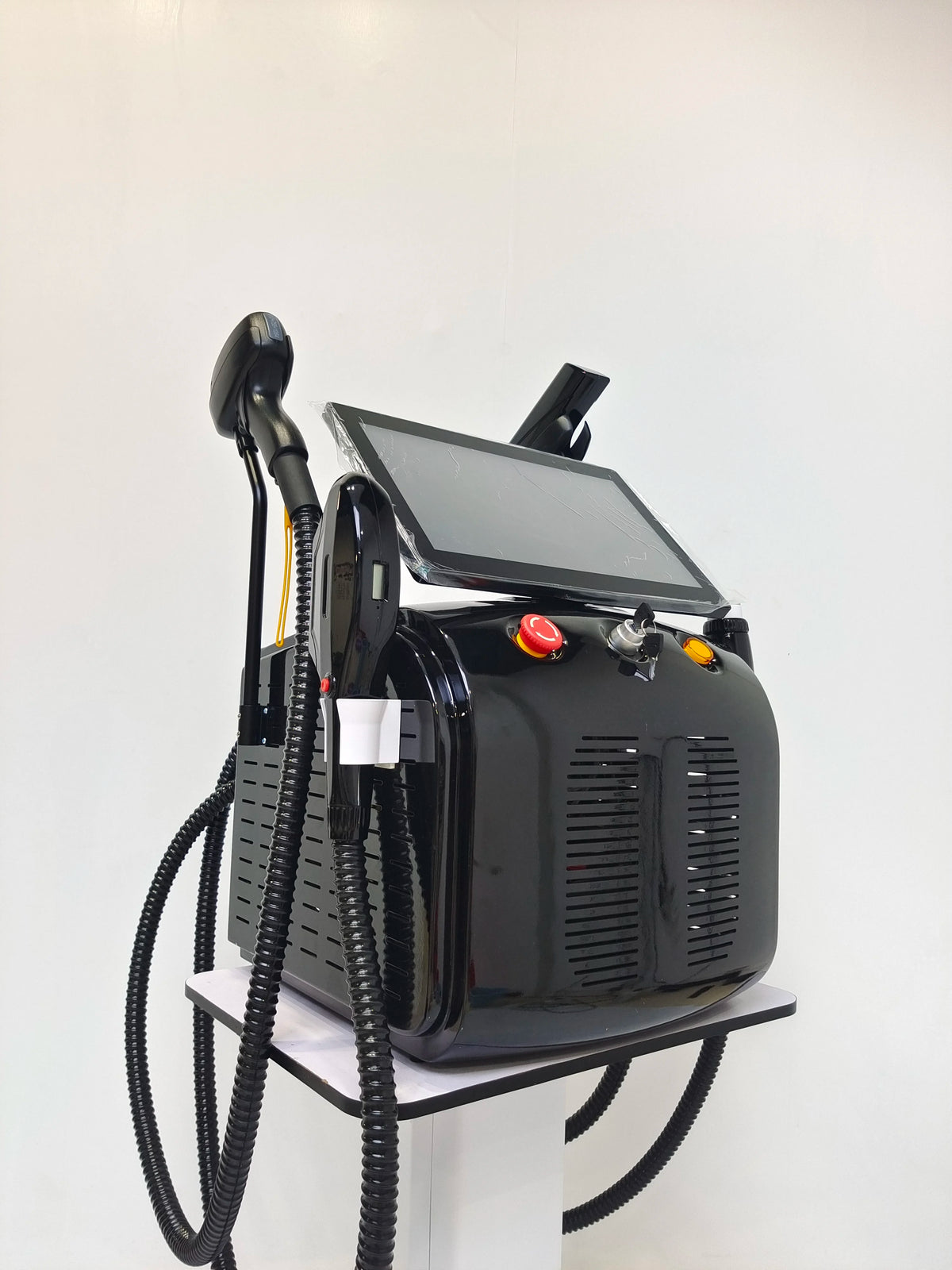 Depilación Láser de Diodo 4 en 1, Compresa de Hielo Indolora, Eliminación de Tatuajes con Picosegundos, Sistema de Enfriamiento Multifunción, RF4000W