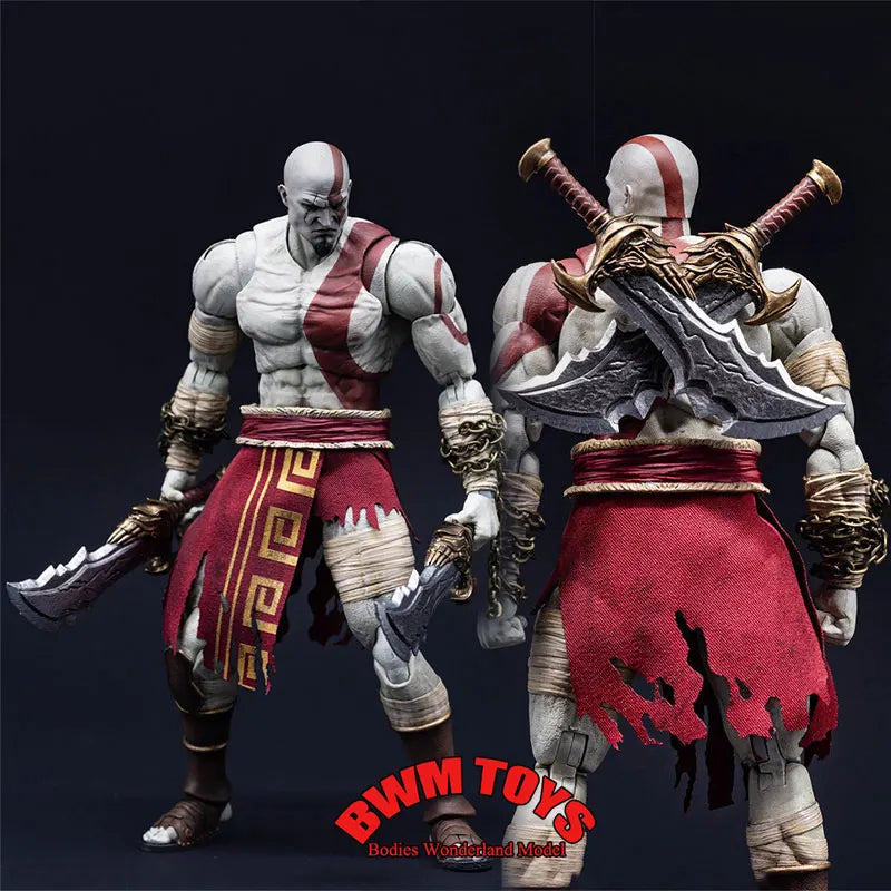 SIGMA STUDIOS GOW-01A 1/12 Scale Spartan White Sharpshooter Kratos GODSLAYER Male Soldier 6inch Action Figure Doll Collection