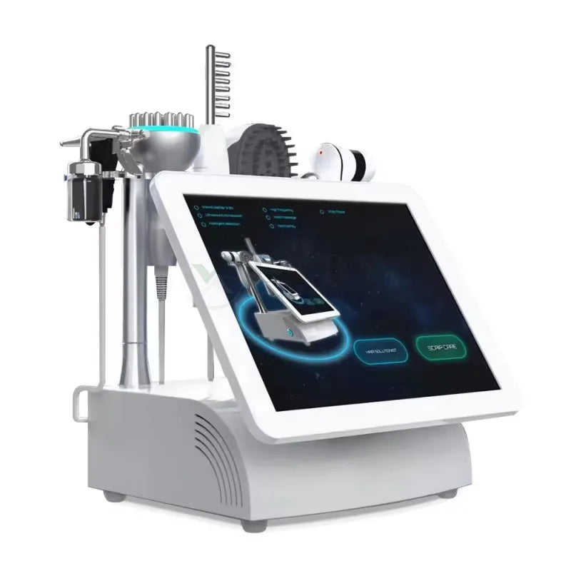 Nuevo Detector de Análisis de Folículos Capilares de Alta Gama, Cuidado del Cuero Cabelludo para el Crecimiento del Cabello, Máquina de Terapia de Luz Fotónica con Diodo Láser de 650 nm