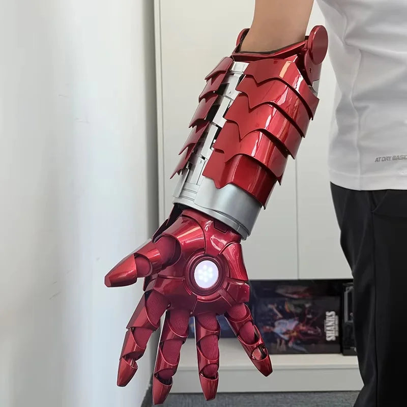 En Stock Spark Studio 1/1 escala persona Real usable Iron Man Mk5 Mecha brazo Control de voz táctil Control remoto juguete regalo de cumpleaños