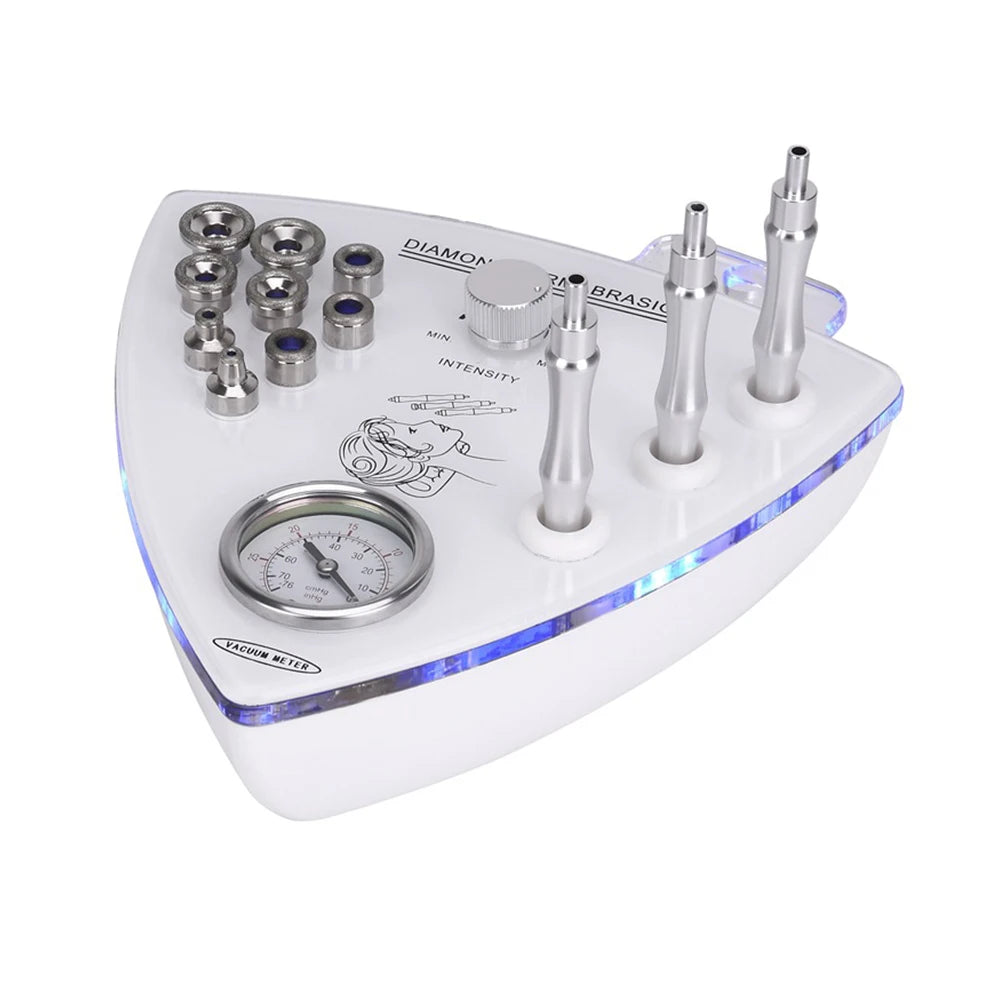 Máquina de dermoabrasión de diamante 3 en 1, microdermoabrasión, Peeling, belleza, arrugas, eliminación de espinillas, dispositivos exfoliantes para el cuidado de la piel