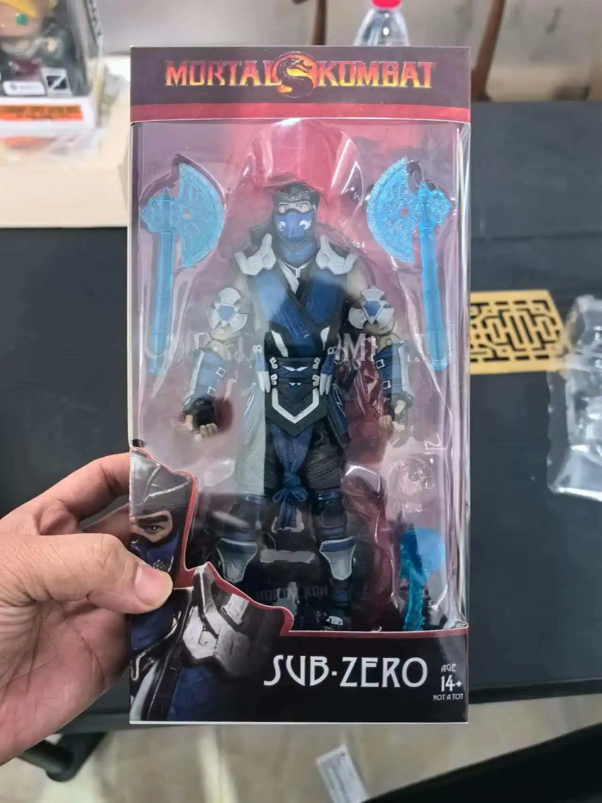 Figura de acción articulada de 17 cm de los personajes de Mortal Kombat: Spawn, Sub-Zero, Scorpion, Kitana y Liu Kang