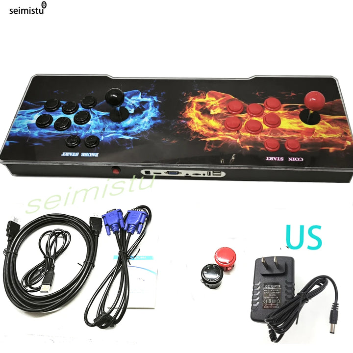 Arcade Box GEMA Console 30000 in 1 3D Retro Arcade Game Console Cabinet Bartop 8 Way Joysticks Push Buttons to TV