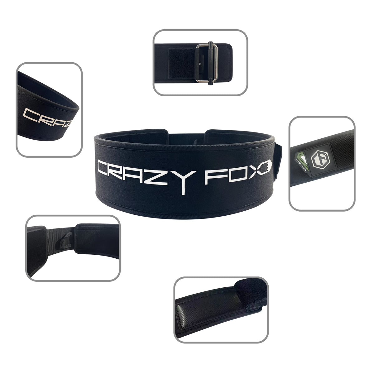 Crazyfox-Cinturón de levantamiento de pesas para gimnasio, curva ajustable, soporte Lumbar acolchado para espalda, mancuerna en cuclillas, entrenamiento de fuerza para Fitness