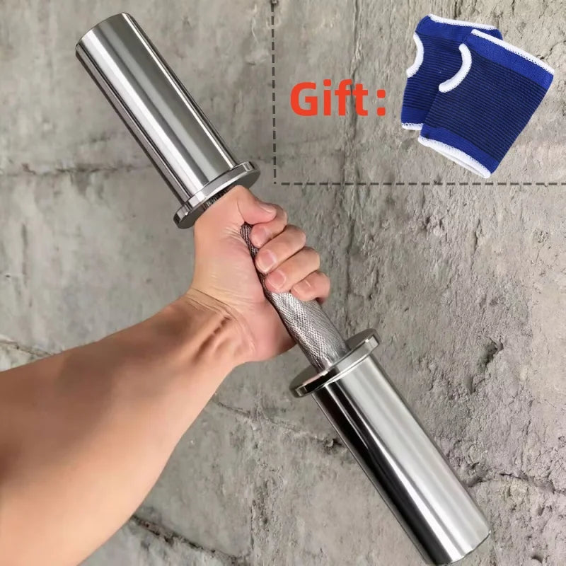 Varilla Universal para mancuernas con orificio de 5CM, 40cm, 50cm, barra de barra corta galvanizada para gimnasio en casa, equipo de Fitness para hombres