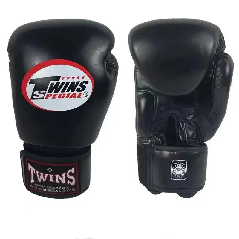 Guante de boxeo profesional de 8/10/12/14oz, guante de entrenamiento de PU interior grueso MMA Sanda Muay Thai, accesorios de entrenamiento de boxeo