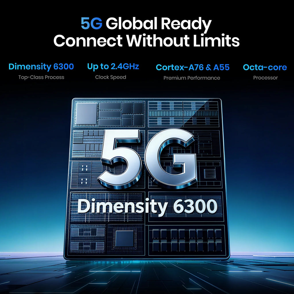 NUEVO Teléfono Robusto Fossibot F110 Pro 5G 2025 Dimensity 6300 5G 8GB+128GB Cámara 50MP+8MP Pantalla de 6.75 pulgadas Batería de 10000mAh Android