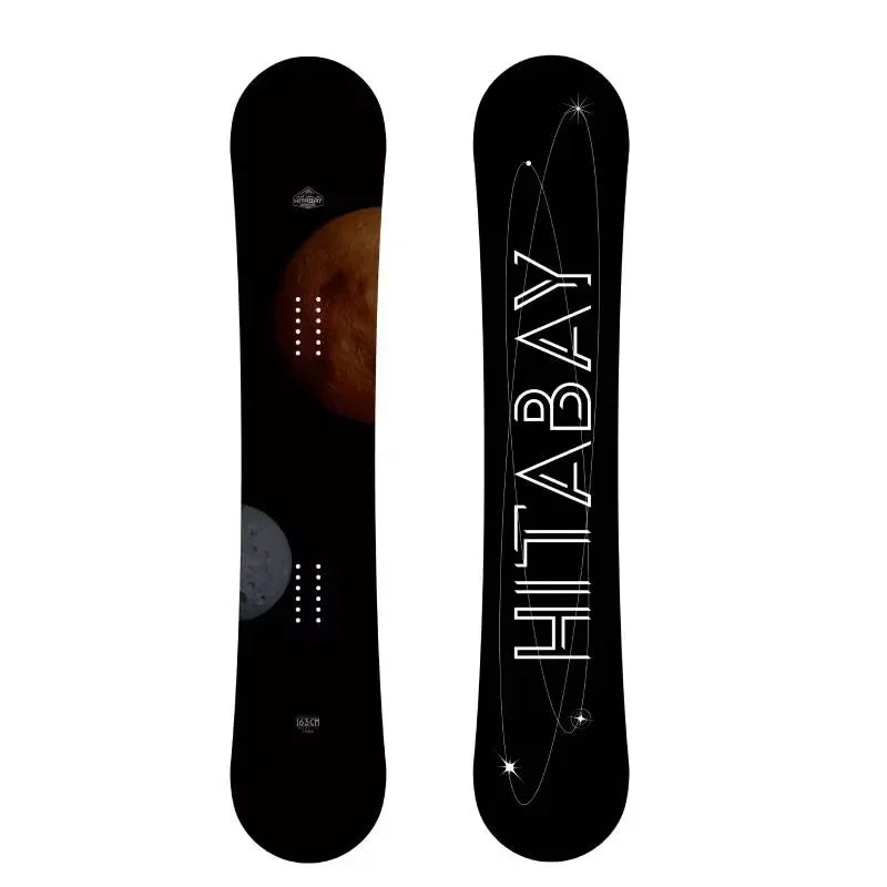 Tabla de snowboard de tamaño completo para adultos, equipo de snowboard para deportes de invierno al aire libre, diseño duradero de alto rendimiento