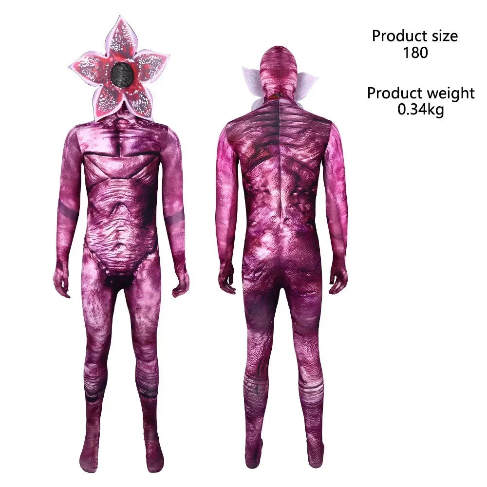 Cannibal-mono de flores para Festival de Halloween, traje de Cosplay de terror para niños y adultos, ropa de historia extraña