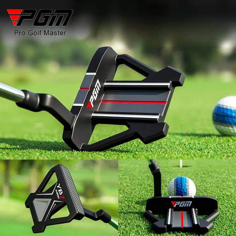 Palos de golf PGM para hombre y mujer con puntero de tres líneas, putter estable, centro de gravedad bajo, alta tolerancia, precisión y reducción de errores de línea TUG096