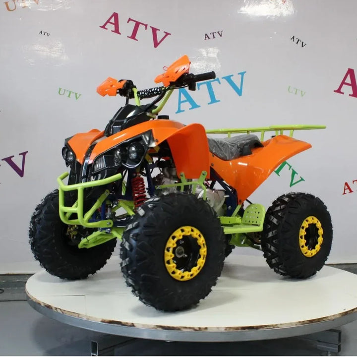 ATV Eléctrico de Nieve de 125 cc, 4x4, Motocicleta Todoterreno de Montaña, Rendimiento Fuera de Carretera