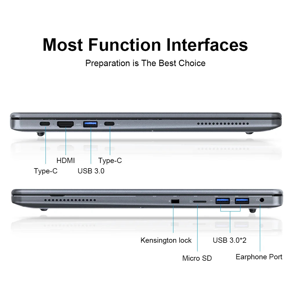 Ninkear N16 Pro AI Laptop Intel Core Ultra 5 115U, 16-inch 2.5K 120Hz IPS Display, 16GB LPDDR5 + 1TB SSD, WiFi 6, 79.8Wh Battery, Fingerprint Unlock, Backlit Keyboard, Windows 11