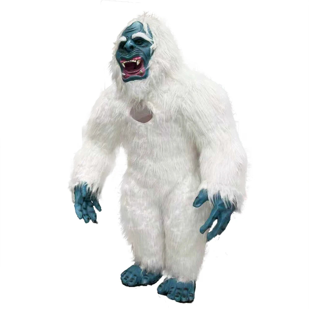 Disfraz Inflable de Monstruo de Nieve SAYGO, Mascota para Desfiles, Disfraz de Personaje para Adultos, Cosplay, Cumpleaños, Halloween, Fiesta, Traje de Peluche