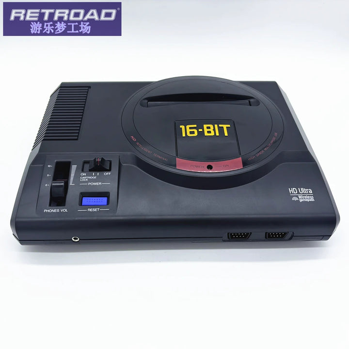 Consola de juegos Retro RETROAD de 16 bits, HD y RCA, 170 juegos, controladores inalámbricos, cartucho de juego Play Genesis/Mega Drive, nueva versión 2025