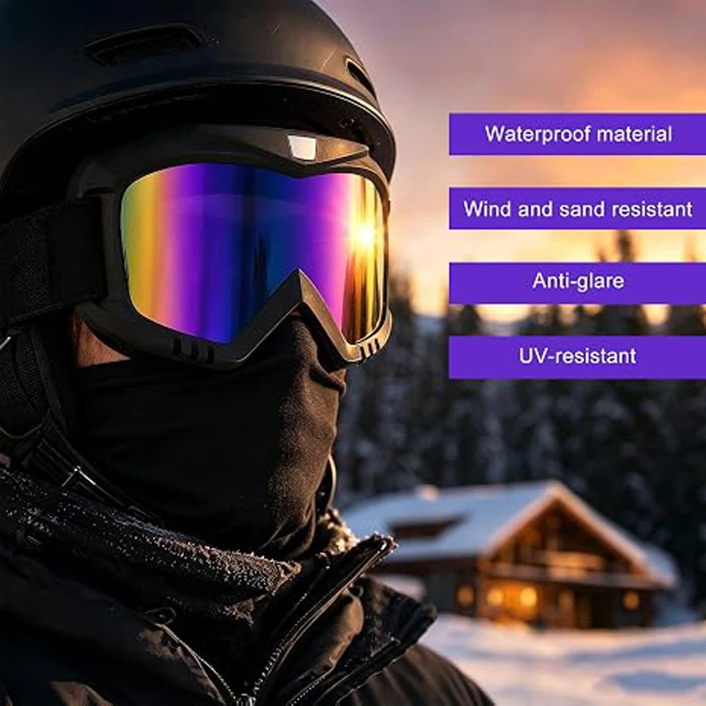 Gafas de protección para motocross, resistentes al viento, con lentes de alta definición, ideales para carreras y uso en terrenos irregulares, gafas para motociclistas y ciclistas, tanto para hombres como para mujeres.