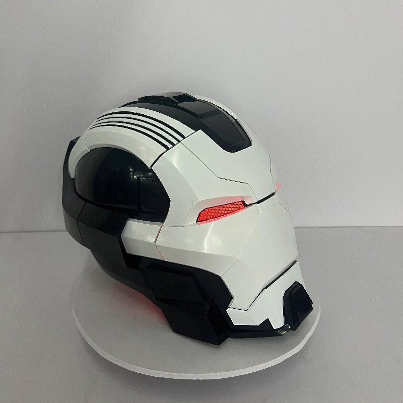 Nuevo Casco de Iron Man War Machine Mk5 Mk50 M17, Máscara de Casco 1:1 Abrible con Control por Voz, Colección de Cosplay para Adultos, Adorno, Regalo
