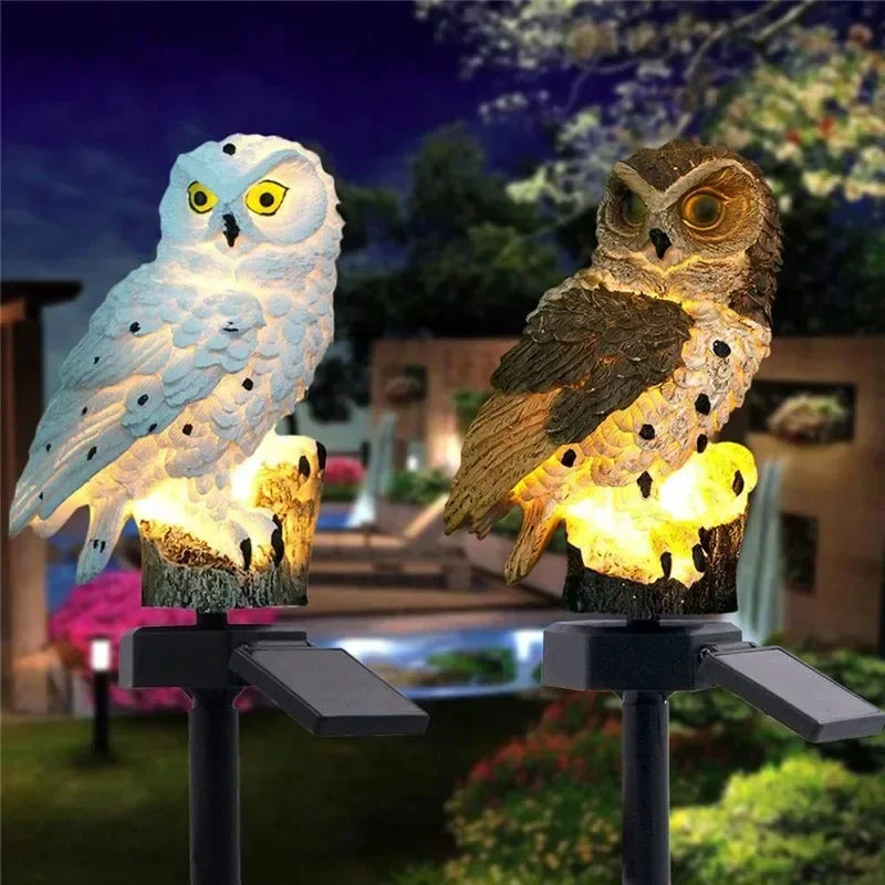 Luz LED Solar para césped, casa de hadas en miniatura artesanal, decoración para exteriores con energía Solar, luz LED para jardín, lámpara navideña de resina para cabaña