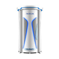 Solárium Vertical de Pie con Material ABS, Dispositivo de Terapia de Luz para Bronceado de Cuerpo Completo, Cuidado de la Piel y Belleza con Área Específica para el Rostro