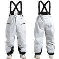 Pantalones de esquí con tirantes, unisex, para actividades al aire libre, resistentes al viento y a la nieve, cálidos, ideales para practicar snowboard, para hombres y mujeres, para esquí y deportes de invierno.