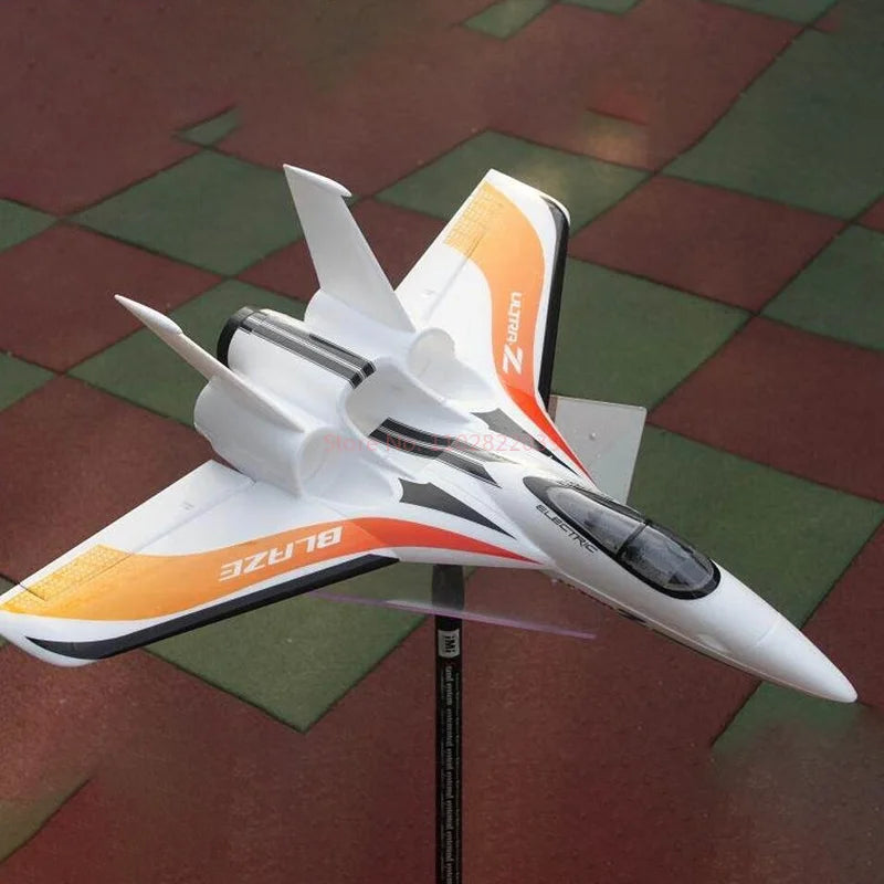 Avión Eléctrico RC Ultra Z Astro Delta Wing con Ventilador Canalizado de 64 mm, Propulsión Trasera, Ala Fija, Espuma EPO, Modelo de Avión de Carreras de Alta Velocidad