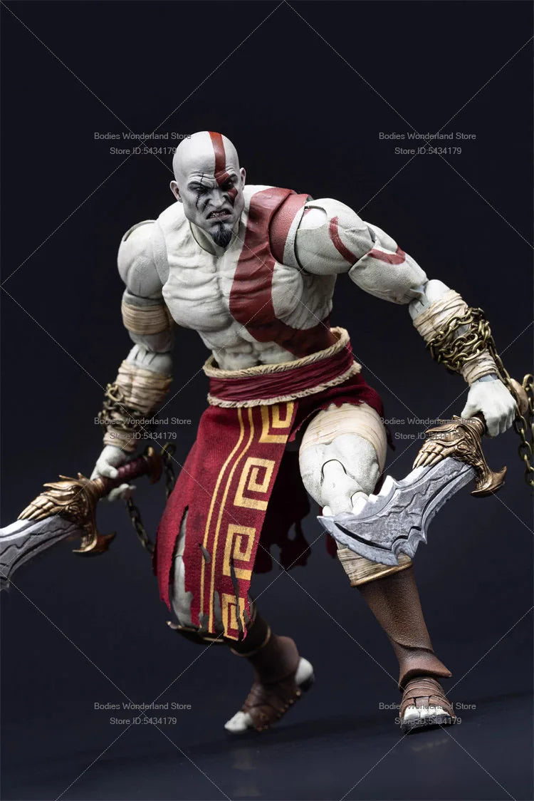 SIGMA STUDIOS GOW-01A 1/12 Scale Spartan White Sharpshooter Kratos GODSLAYER Male Soldier 6inch Action Figure Doll Collection