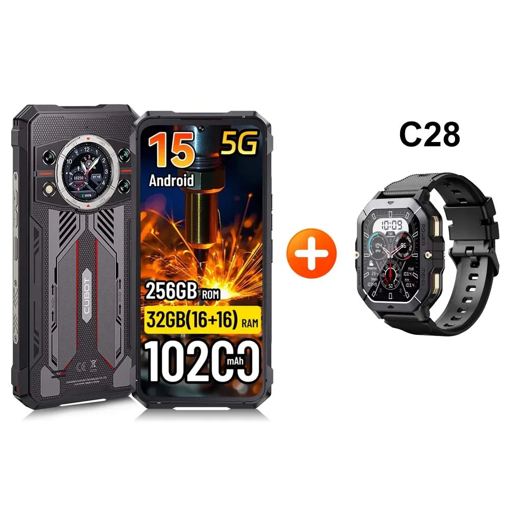 [Envío desde Polonia] Smartphone resistente 5G Cubot KingKong 11 16GB(8+8)GB+256GB 32GB(16+16)+256GB 10200mAh 6.72'' Teléfono móvil NFC Android 15