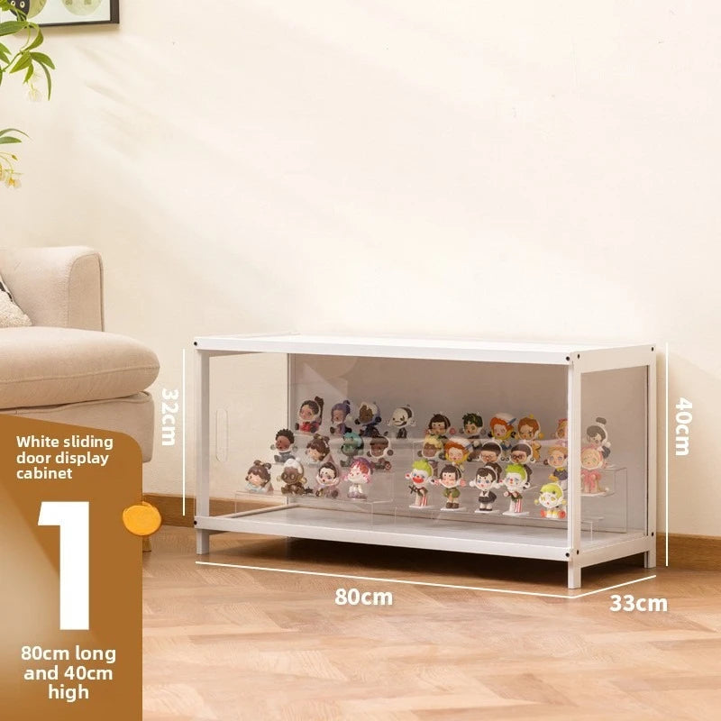 Vitrina expositora multifuncional para el hogar, caja transparente a prueba de polvo para modelos de juguete y figuras de colección (blind box)