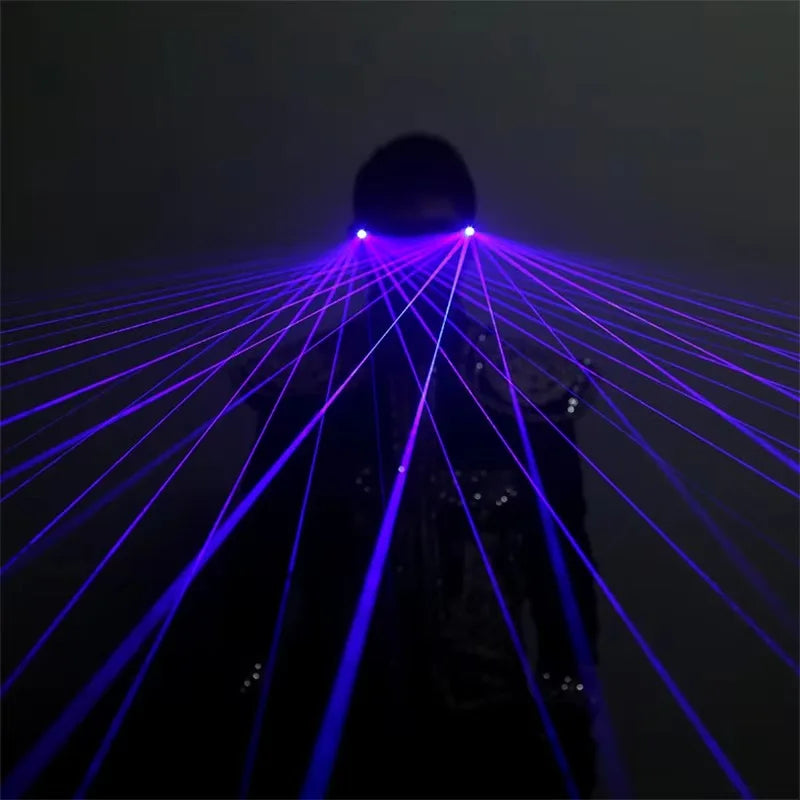 Gafas Led multilínea, gafas portátiles, haz de DJ, luz de escenario para fiesta, bailarina, espectáculo, disfraces luminosos, actuación en club nocturno