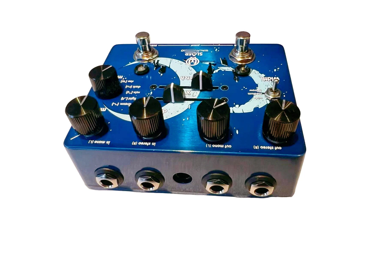 SLOER REVERB DELAY Pedal de Efectos para Guitarra, Pedal de Reverberación SLOER REVERB XDBNZ