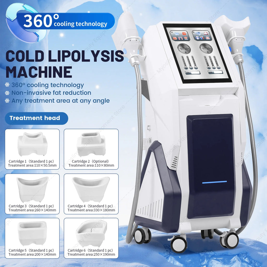 Nueva Máquina Adelgazante Corporal 360 RF, Dispositivo de Escultura Corporal, Reafirmación de la Piel, Pérdida de Peso, Eliminación Rápida de la Celulitis, Cavitación, Congelación de Grasa