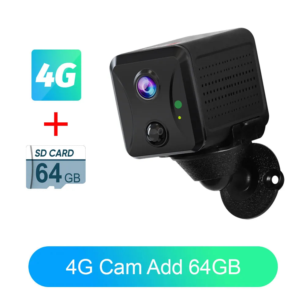 LS VISION 4G Mini cámara de seguridad para el hogar cámara interior de 5MP visión nocturna WiFi cámara para mascotas cámara inalámbrica detección de movimiento aplicación UBOX