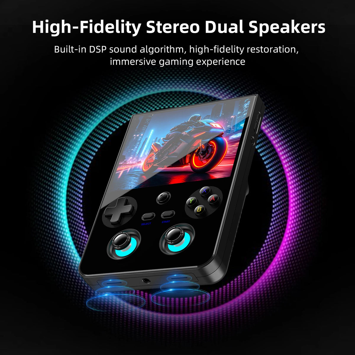 Consola de Juegos Retro Portátil ANBERNIC, Pantalla LTPS In-Cell de 4.7" 1280*960, Android 14, 5500mAh, RG477V, Reproductor de Videojuegos con IA, Regalos para Niños