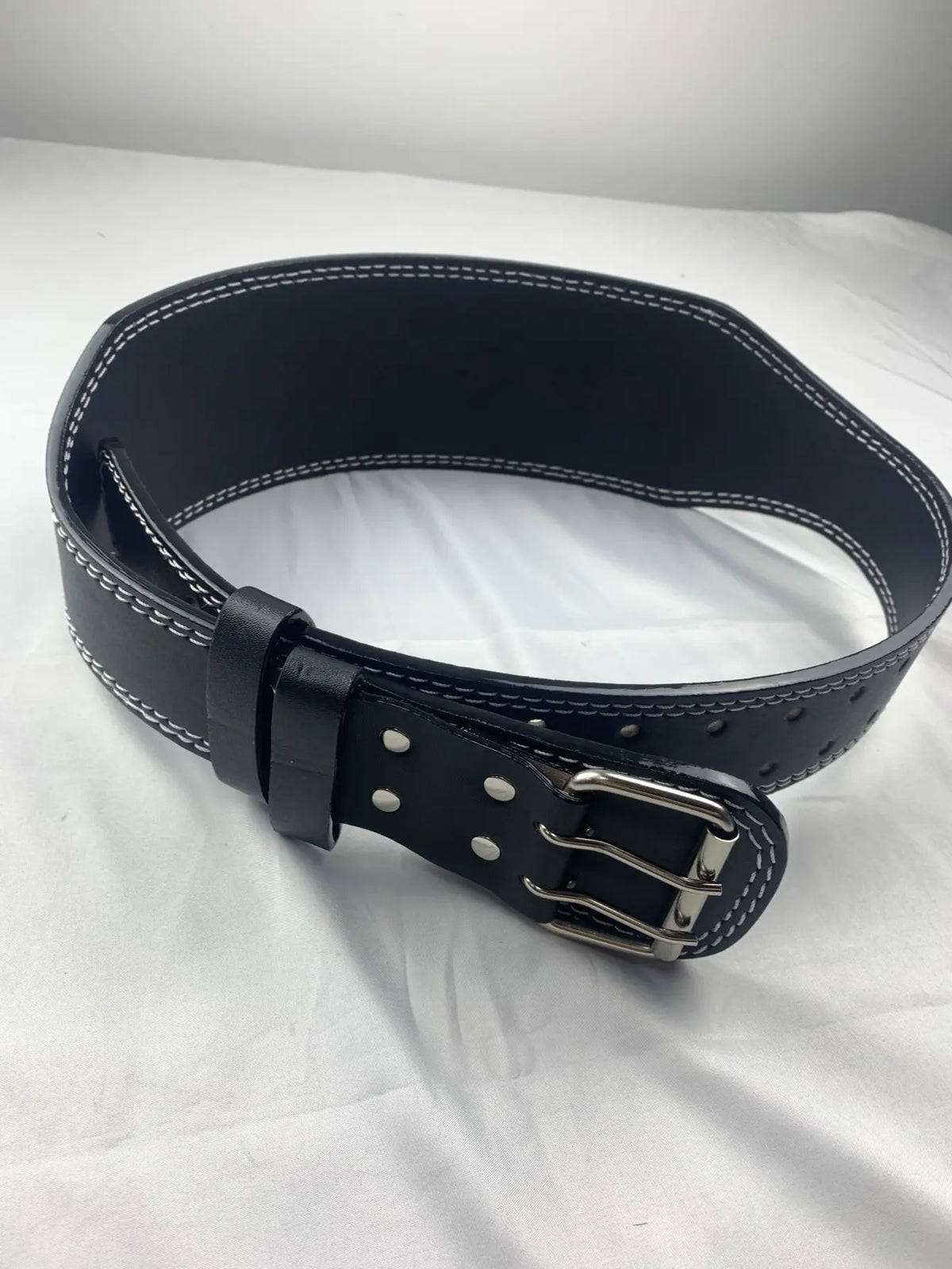 Soporte de cintura cinturón de seguridad deportivo protección Fitness sentadillas profundas cinturón de levantamiento de pesas de tracción dura protección de cinturón de Fitness de cuero PU