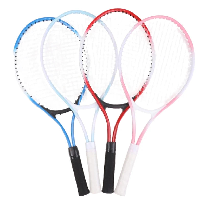1 Raqueta de Tenis Profesional, Raqueta de Tenis Elástica de 3 Capas de Goma, Raqueta de Tenis para Niños, Entrenamiento Interactivo Padres-Hijos, Absorción de Impactos