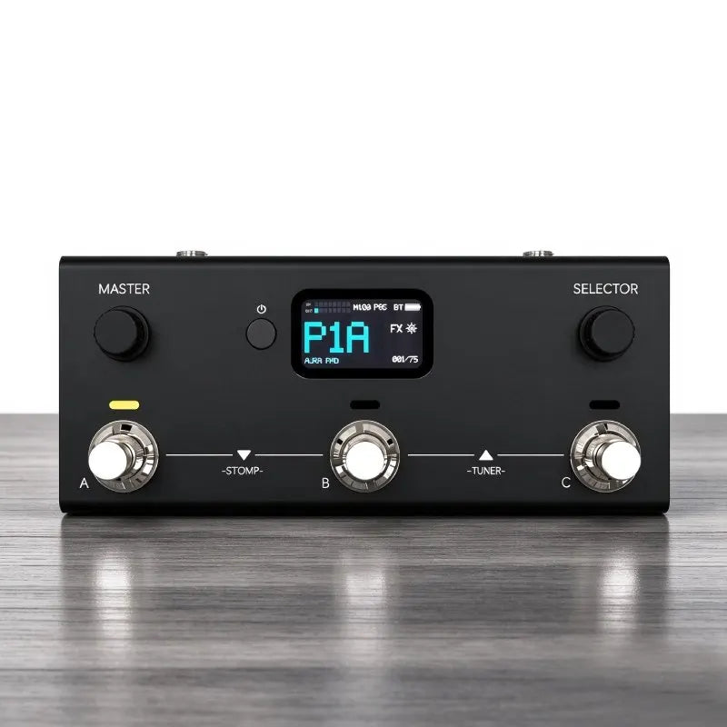 Pedal de Múltiples Efectos de Fábrica con 75 Ranuras y 48 Efectos, USB Tipo-C, Audio MIDI, NAM para Guitarra Acústica, Bajo y Eléctrica, Efecto de Ganancia MOSAIC