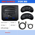 Consola de Videojuegos Retro de 16 Bits con Salida HD, Plug&Play para Mega Drive, con 2 Controles Inalámbricos SG800, Función de Guardado y Carga para Monitor