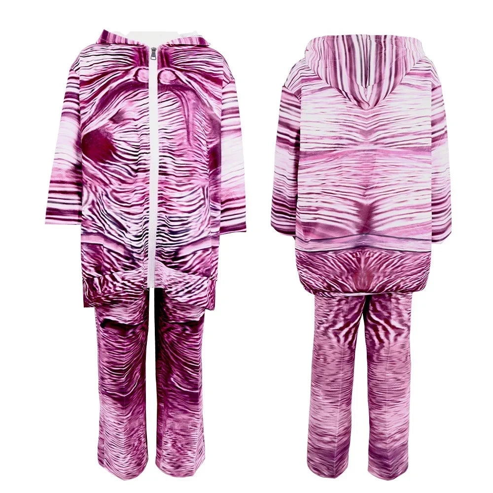 Cannibal-mono de flores para Festival de Halloween, traje de Cosplay de terror para niños y adultos, ropa de historia extraña