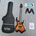 Sunset Flame Guitarra eléctrica Guitarra alienígena Guía para principiantes Práctica con Ao