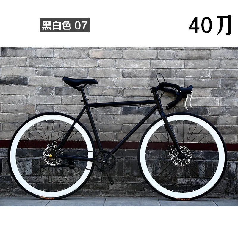 Bicicleta de carretera Bike Live Fly para hombre, modelo deportivo completo, superligera, con freno de disco, neumáticos sólidos de 24" y 26", bicicleta de carretera de carbono para adultos