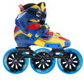 Patines de ruedas de velocidad en línea de fibra de carbono originales CRAZY con ruedas de 3x110mm 85A, zapatos de patinaje profesionales para niños y adultos