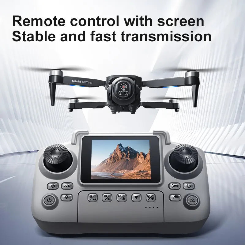 Dron OnePlus D18 con Cámara Dual 8K Aérea HD, Evitación Inteligente de Obstáculos, Motor sin Escobillas, GPS de Retorno y Control Remoto con Pantalla