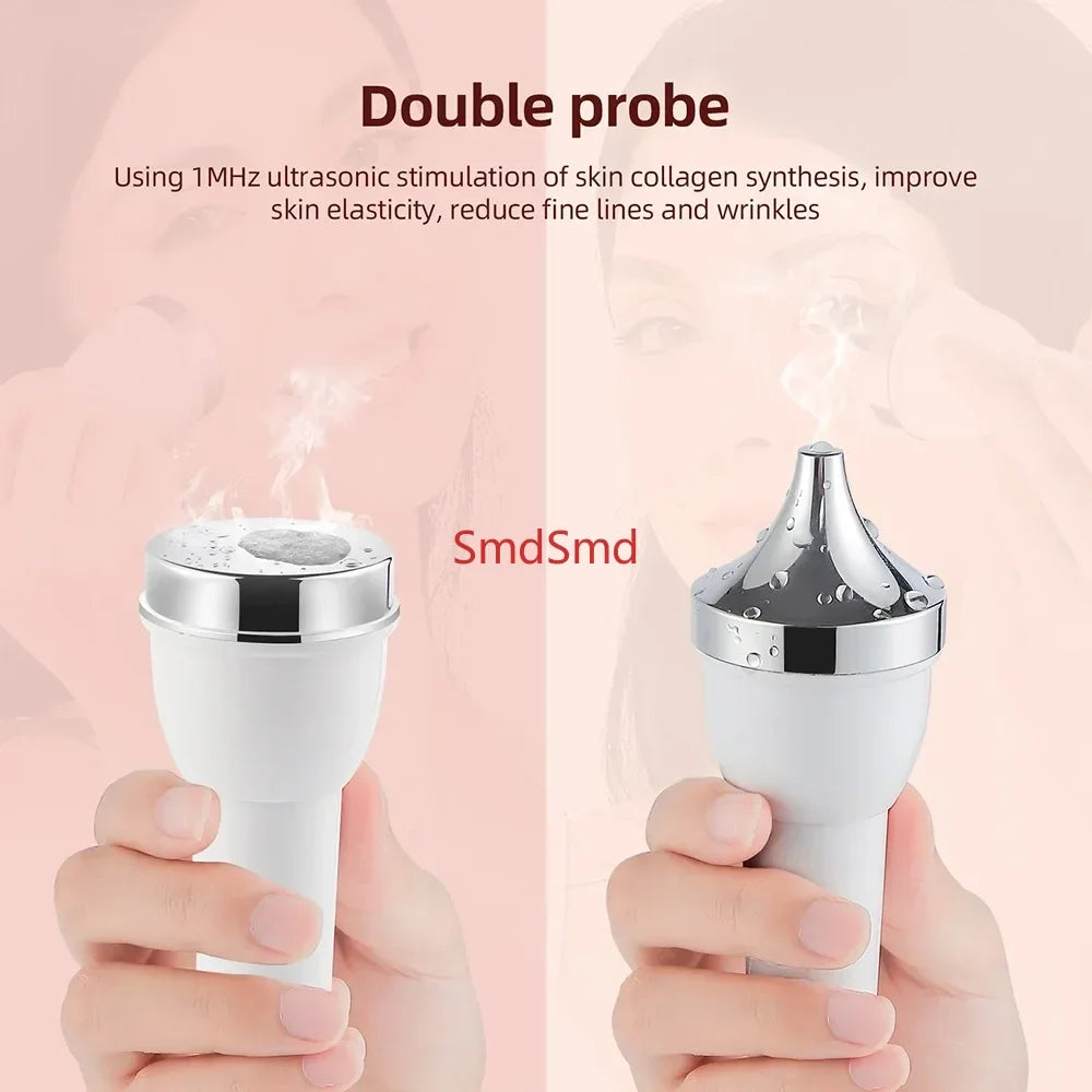 Máquina de Belleza para el Cuidado de la Piel con Ultrasonido, Antienvejecimiento, Masajeador Facial y Ocular de Alta Frecuencia, Dispositivo de Belleza Ultrasónico para Mujeres, SPA