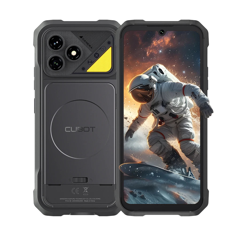 Smartphone resistente Cubot KingKong Dura con Android 16, hasta 32GB de RAM + 256GB de ROM, pantalla de 6.88 pulgadas a 120Hz, IP68/IP69 y MIL-STD-810H, NFC