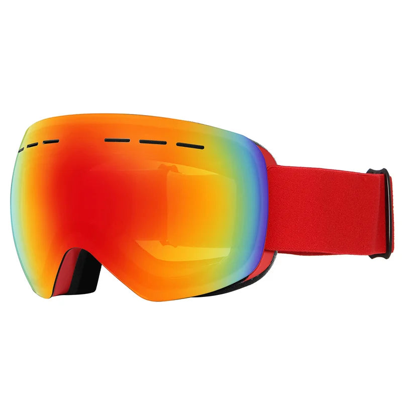 Gafas de esquí para hombre y mujer, con doble capa, tratamiento antiniebla, protección UV400, lentes grandes, ideales para snowboard, actividades de esquí en invierno y protección contra la nieve. Gafas profesionales para