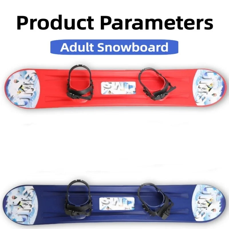 Set de Snowboard para Principiantes con Fijaciones, Equipo de Esquí Todo Terreno, Equipo de Aprendizaje Universal para Hombres, Mujeres, Adultos y Niños