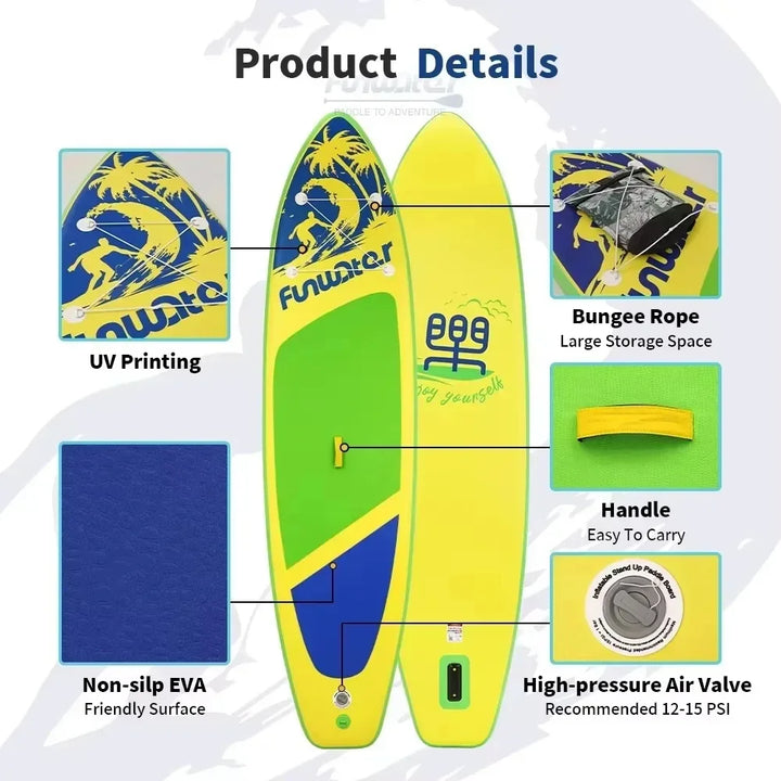 Tabla de Paddle Surf Inflable FunWater SUPFW28D de 11&